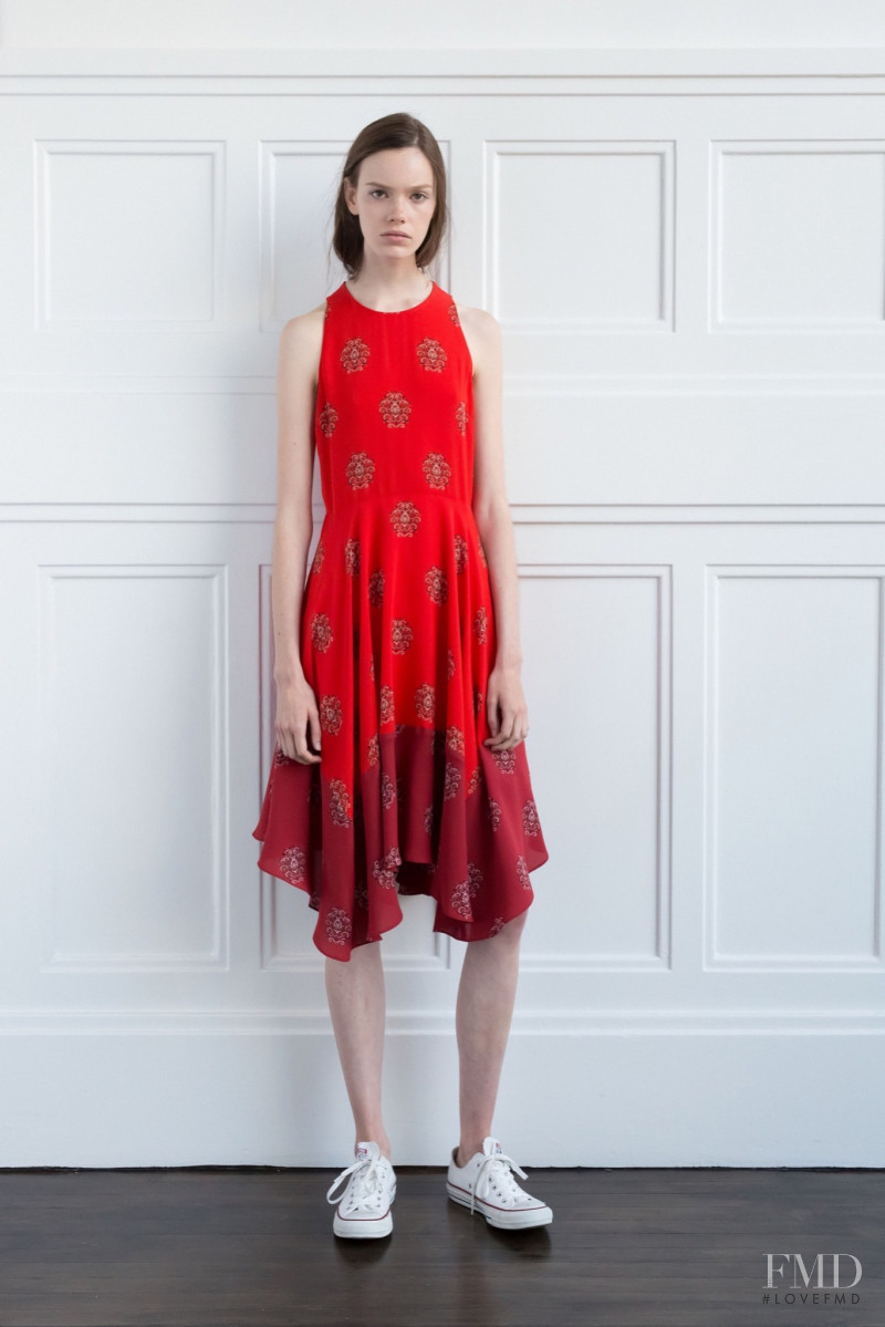 Shannon Keenan featured in  the A.L.C. fashion show for Resort 2016