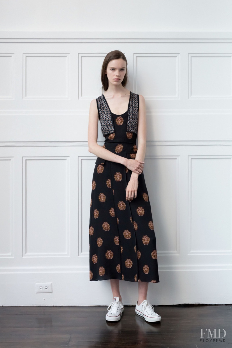 Shannon Keenan featured in  the A.L.C. fashion show for Resort 2016