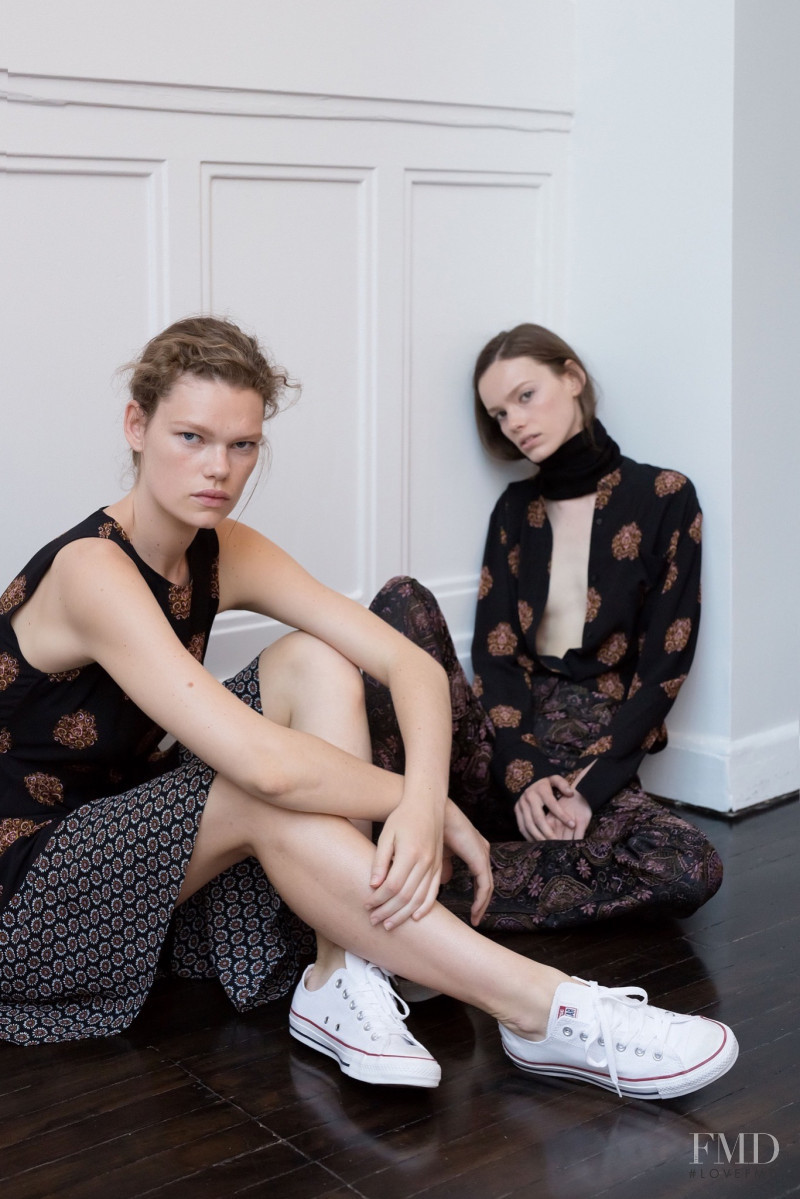 Shannon Keenan featured in  the A.L.C. fashion show for Resort 2016