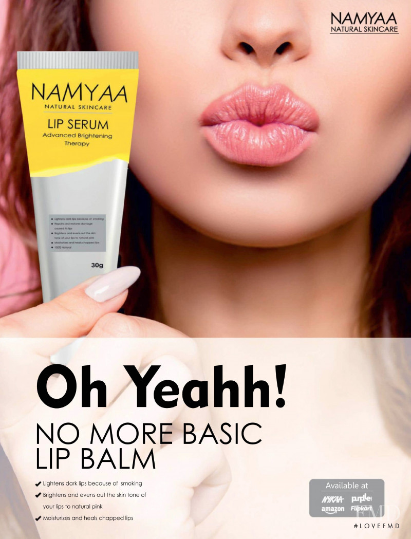 Namyaa Skincare advertisement for Autumn/Winter 2019