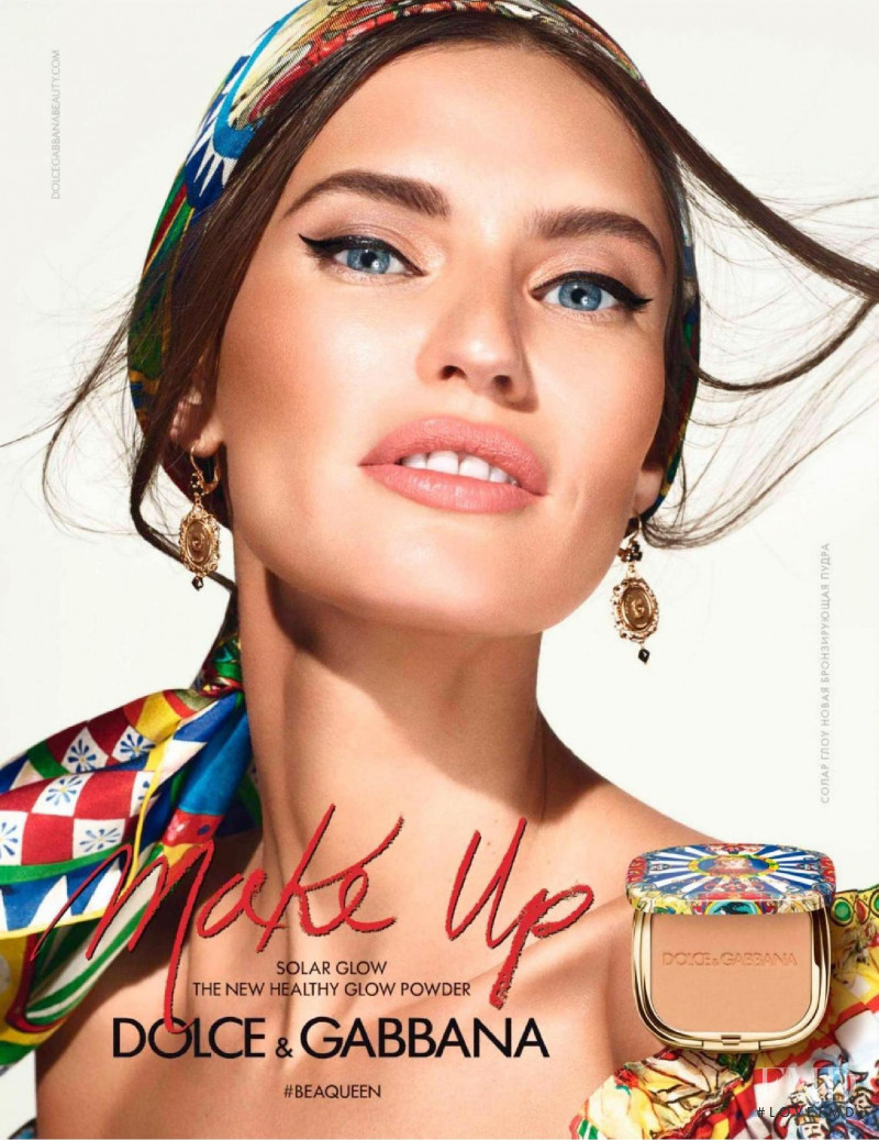 Sara Sampaio featured in  the Dolce & Gabbana Beauty advertisement for Autumn/Winter 2019