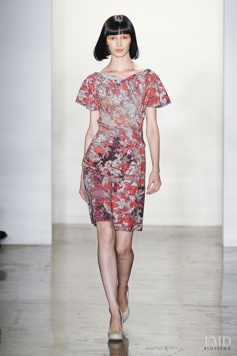Ranya Mordanova featured in  the Costello Tagliapietra fashion show for Spring/Summer 2012
