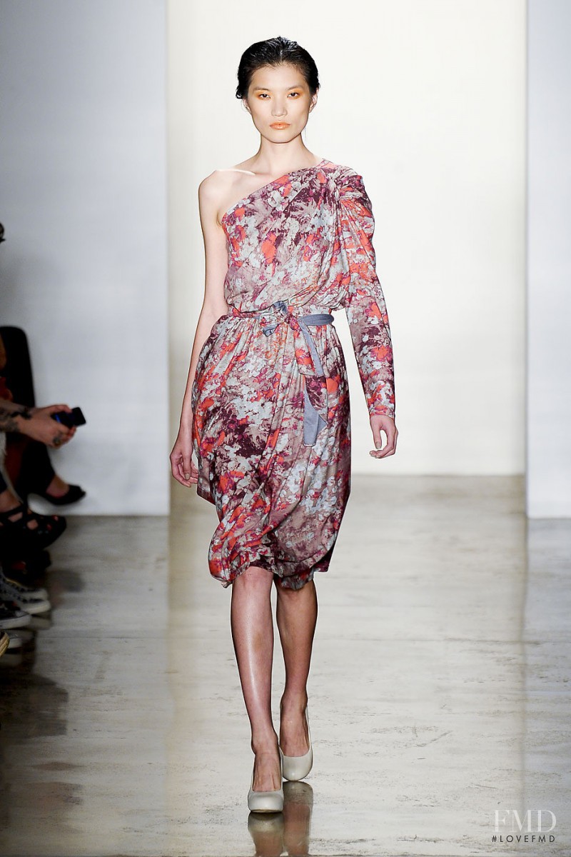 Danni Li featured in  the Costello Tagliapietra fashion show for Spring/Summer 2012
