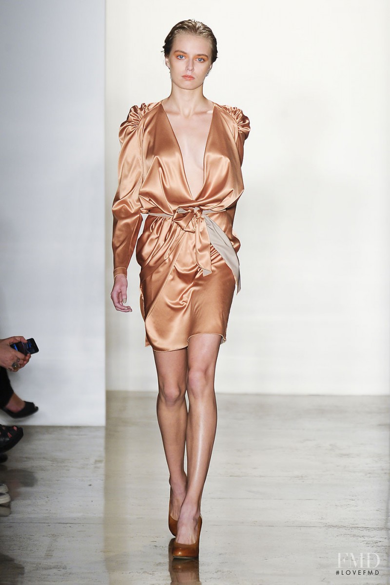 Megan Irminger featured in  the Costello Tagliapietra fashion show for Spring/Summer 2012