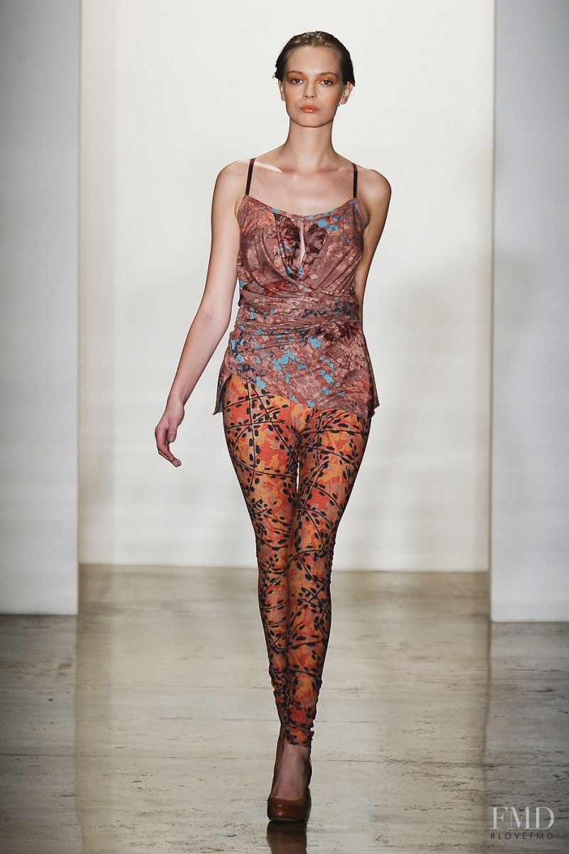Mina Cvetkovic featured in  the Costello Tagliapietra fashion show for Spring/Summer 2012