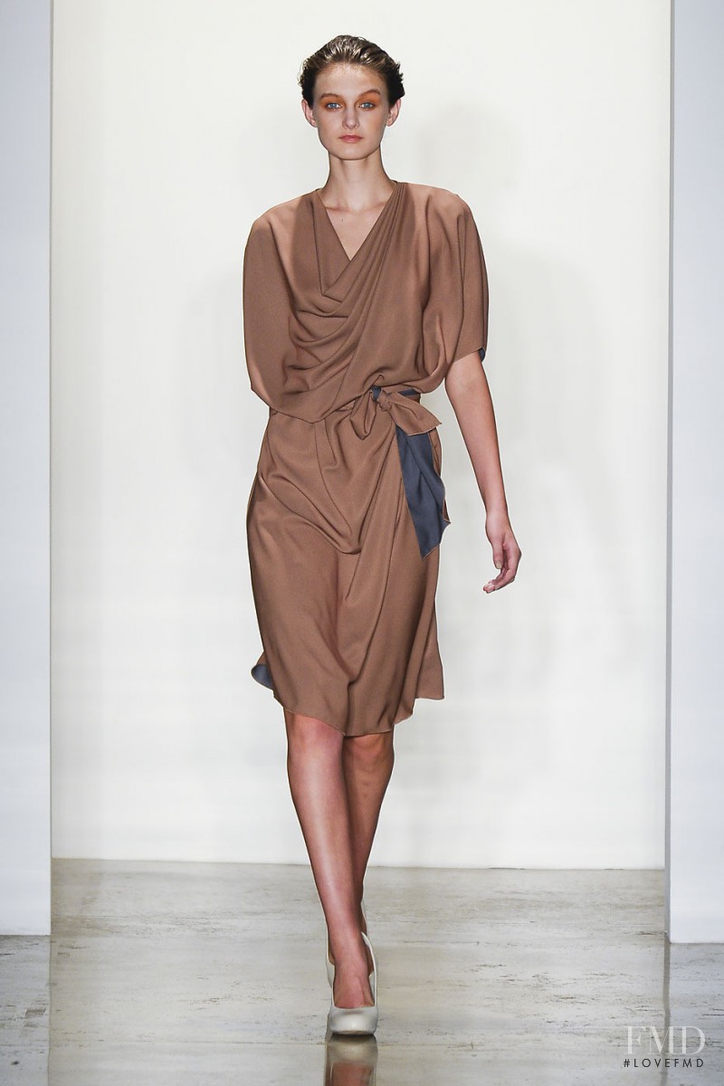 Andie Arthur featured in  the Costello Tagliapietra fashion show for Spring/Summer 2012