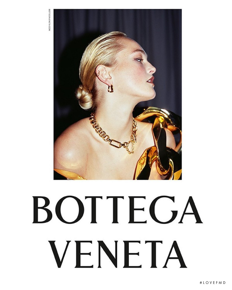 Jean Campbell featured in  the Bottega Veneta Pre Spring 2020 advertisement for Pre-Spring 2020