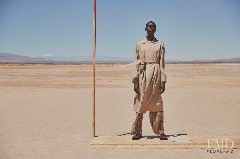 Ajak Deng featured in  the Neiman Marcus The Row X Neiman Marcus advertisement for Autumn/Winter 2019