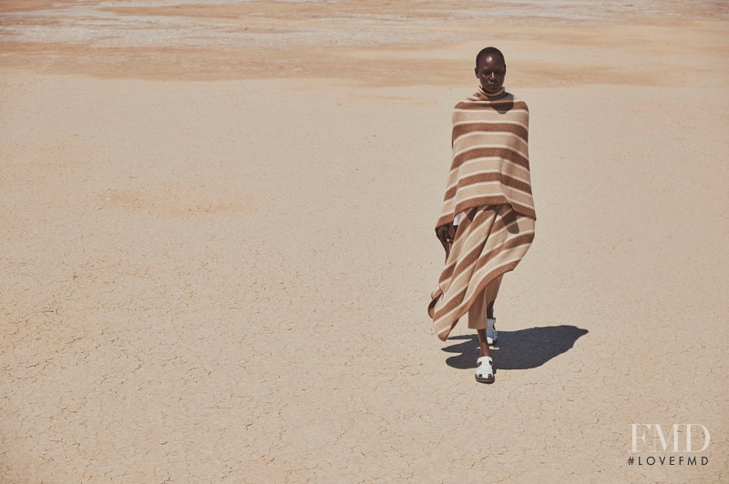 Ajak Deng featured in  the Neiman Marcus The Row X Neiman Marcus advertisement for Autumn/Winter 2019