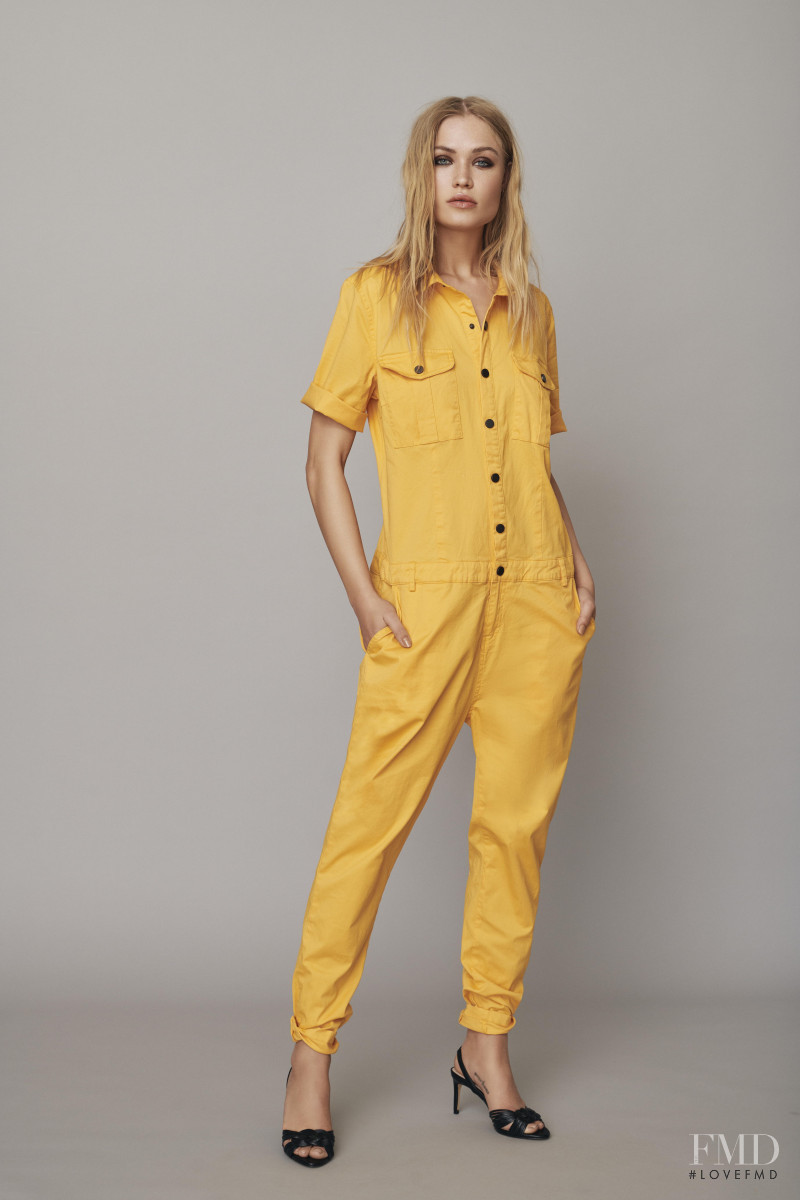Camilla Forchhammer Christensen featured in  the Pulz Jeans lookbook for Spring 2019