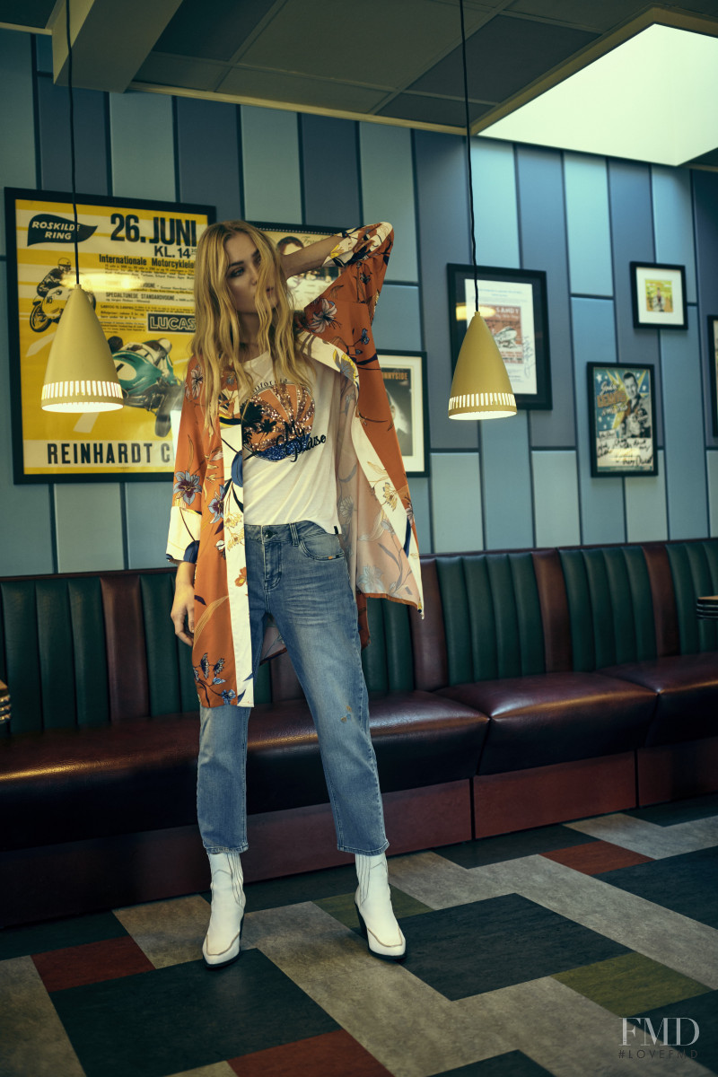 Camilla Forchhammer Christensen featured in  the Pulz Jeans advertisement for Spring 2019