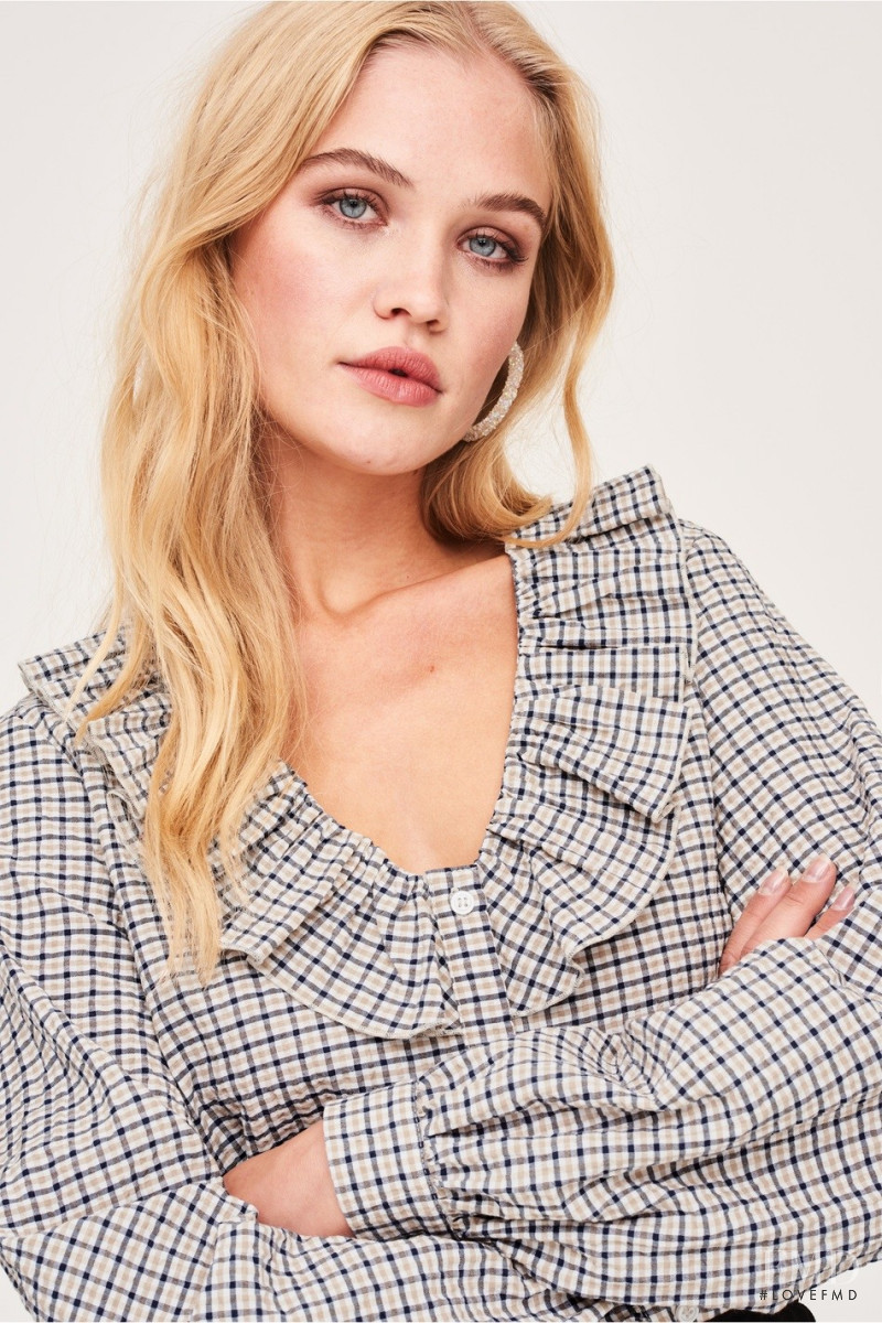 Camilla Forchhammer Christensen featured in  the Gina Tricot catalogue for Autumn/Winter 2018