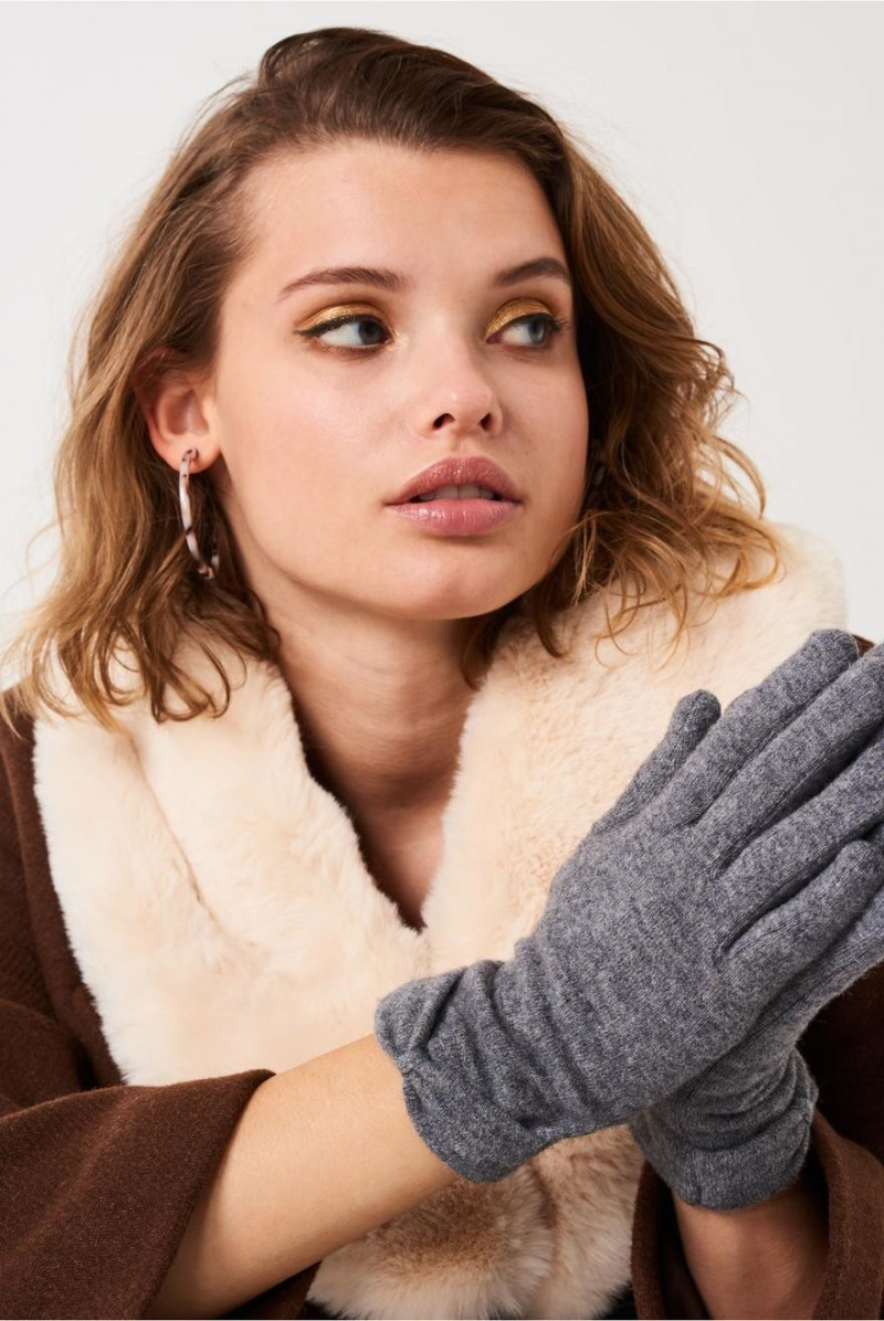 Anastasia Sopova featured in  the Gina Tricot catalogue for Autumn/Winter 2018