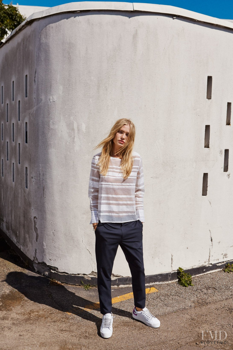 Camilla Forchhammer Christensen featured in  the Coster Copenhagen advertisement for Spring/Summer 2018