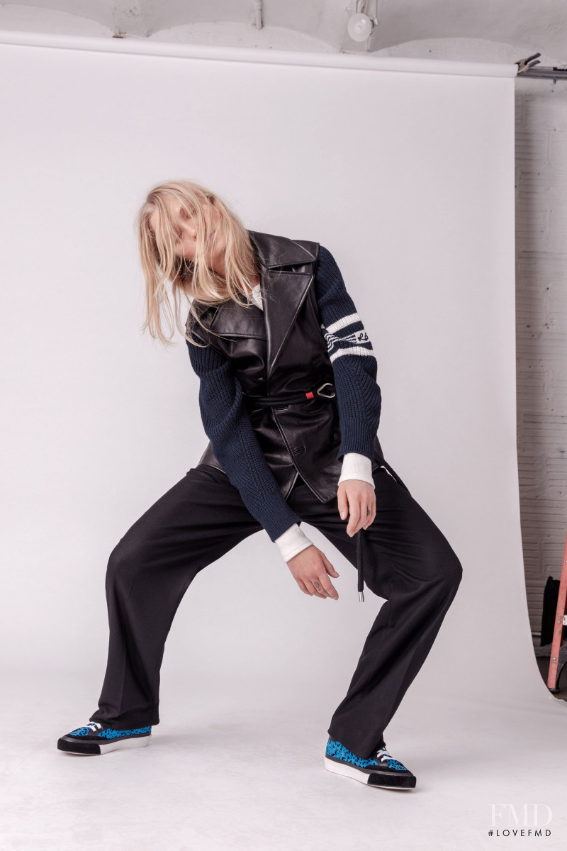 Camilla Forchhammer Christensen featured in  the rag & bone lookbook for Autumn/Winter 2018