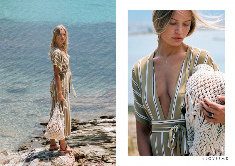 Camilla Forchhammer Christensen featured in  the Faithfull The Brand lookbook for Resort 2018