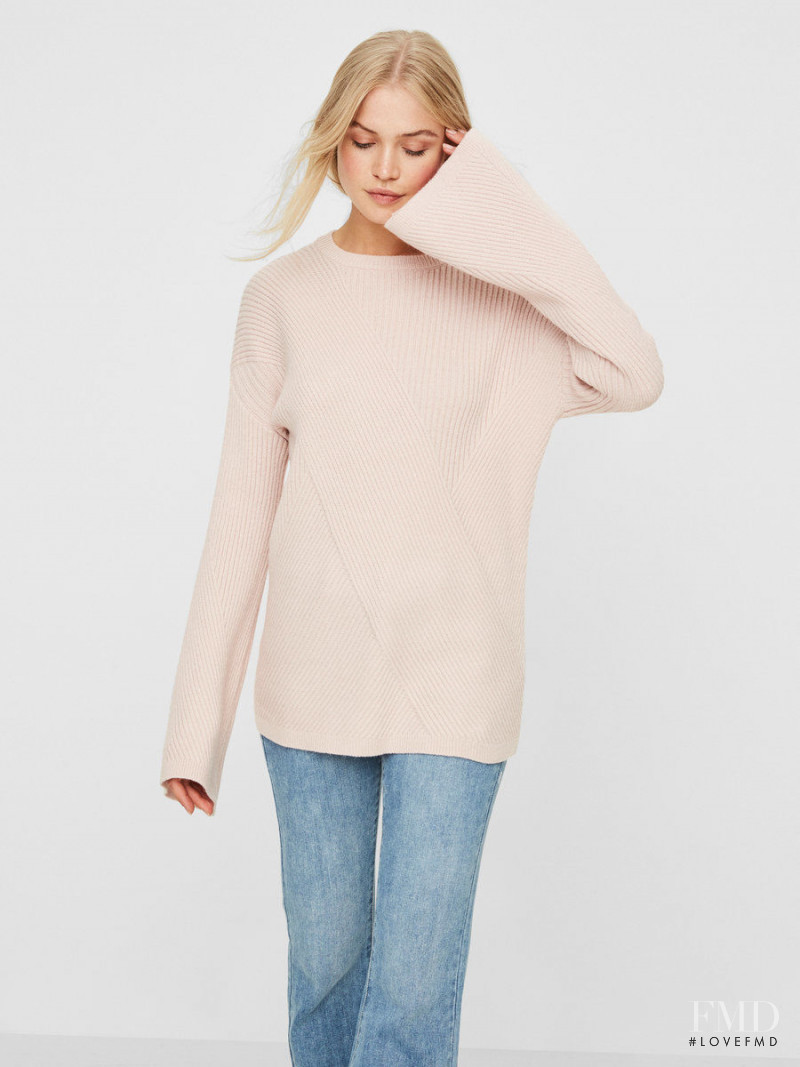 Camilla Forchhammer Christensen featured in  the Vero Moda catalogue for Autumn/Winter 2017