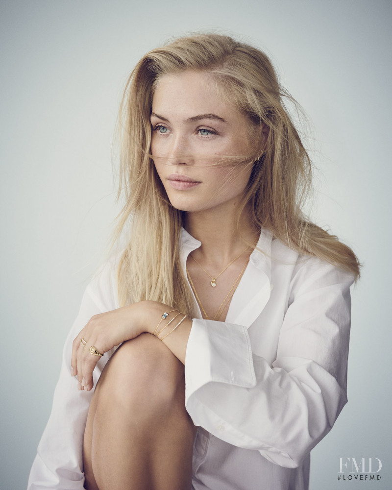 Camilla Forchhammer Christensen featured in  the Ro Copenhagen advertisement for Autumn/Winter 2018