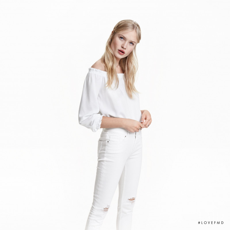 Camilla Forchhammer Christensen featured in  the H&M catalogue for Spring 2016