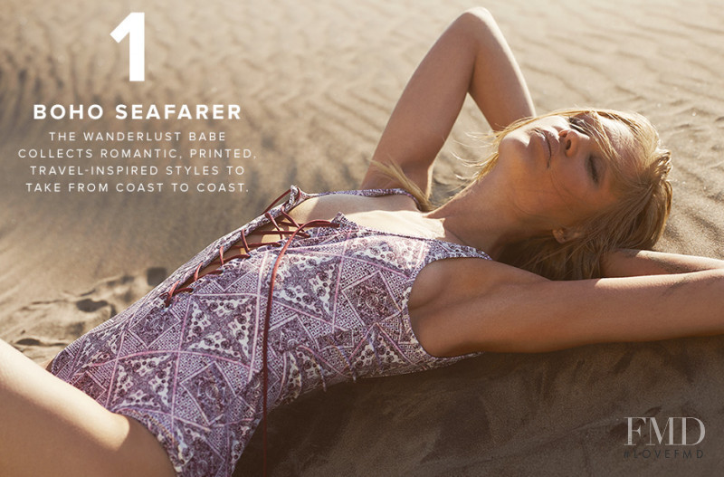 Camilla Forchhammer Christensen featured in  the REVOLVE lookbook for Summer 2015