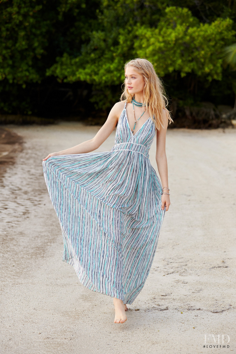 Camilla Forchhammer Christensen featured in  the Calypso St. Barth lookbook for Pre-Fall 2015
