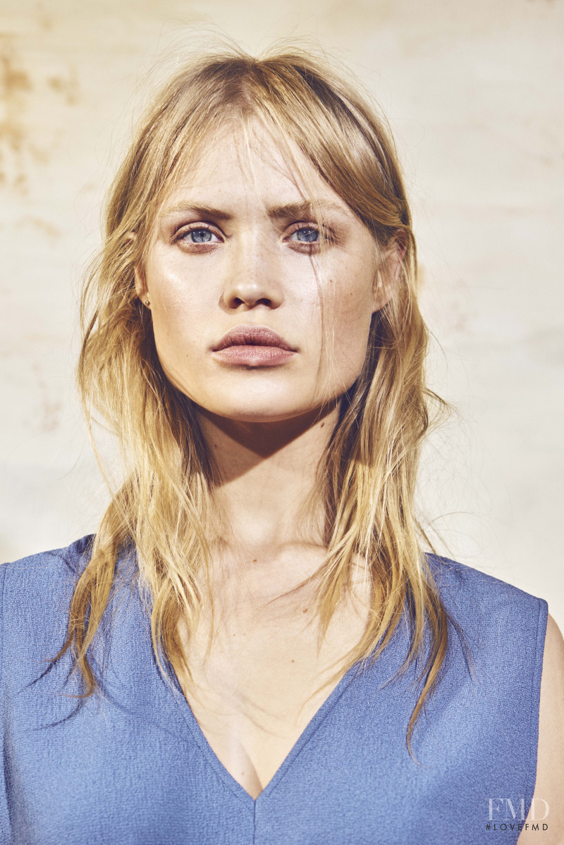 Camilla Forchhammer Christensen featured in  the Ganni advertisement for Spring/Summer 2016