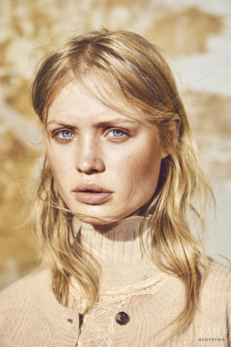 Camilla Forchhammer Christensen featured in  the Ganni advertisement for Spring/Summer 2016