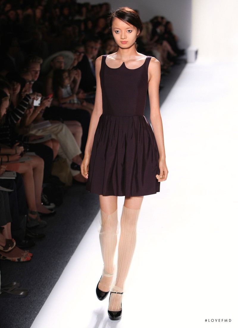 Wang Jing featured in  the Honor fashion show for Spring/Summer 2012
