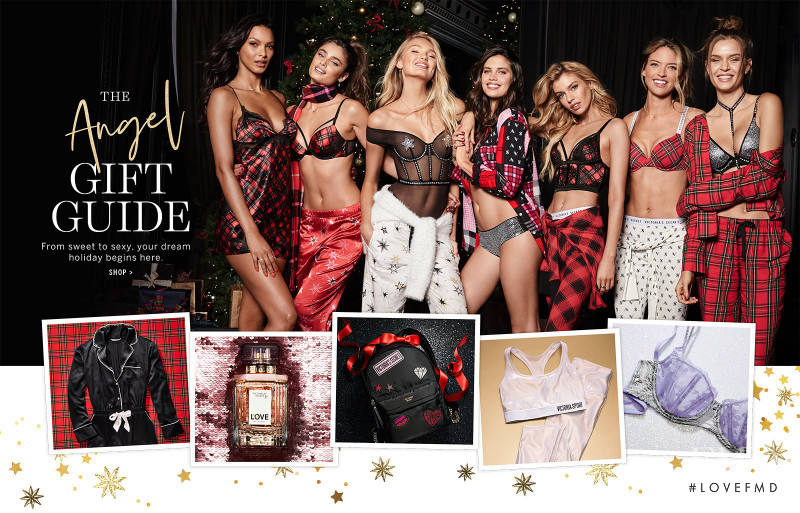 Sara Sampaio featured in  the Victoria\'s Secret advertisement for Christmas 2018