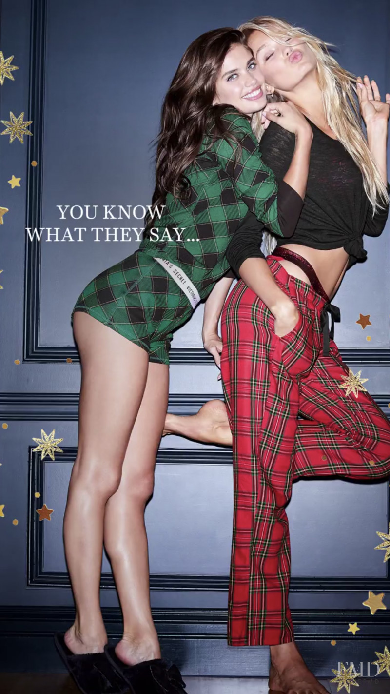 Sara Sampaio featured in  the Victoria\'s Secret advertisement for Christmas 2018
