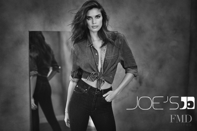 Sara Sampaio featured in  the Joe\'s Jeans advertisement for Autumn/Winter 2018