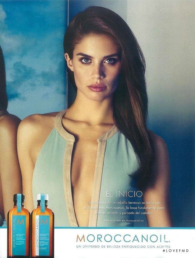 Sara Sampaio featured in  the Moroccanoil advertisement for Spring/Summer 2017