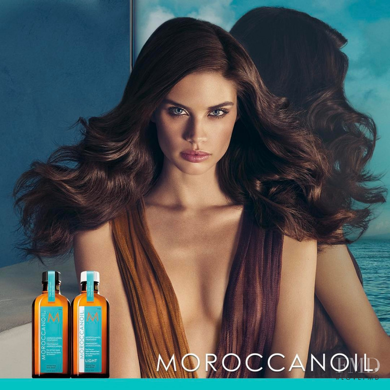 Sara Sampaio featured in  the Moroccanoil advertisement for Spring/Summer 2017