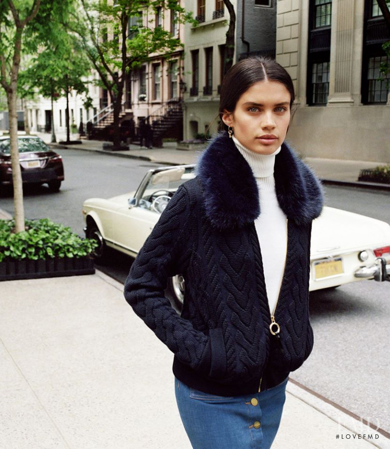 Sara Sampaio featured in  the Tory Burch lookbook for Autumn/Winter 2016