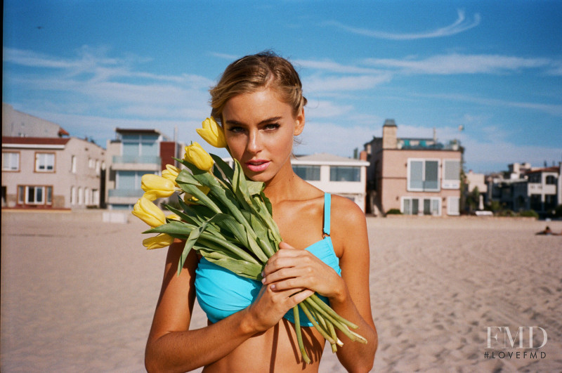 Elizabeth Turner featured in  the SwimSystems lookbook for Spring/Summer 2016