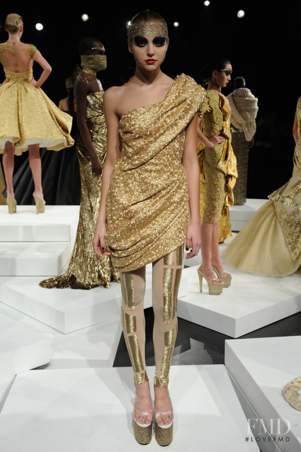 Rachel Hilbert featured in  the Rafael Cennamo fashion show for Autumn/Winter 2013