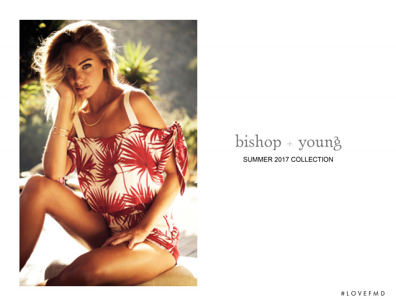 Elizabeth Turner featured in  the Bishop + Young lookbook for Spring/Summer 2017