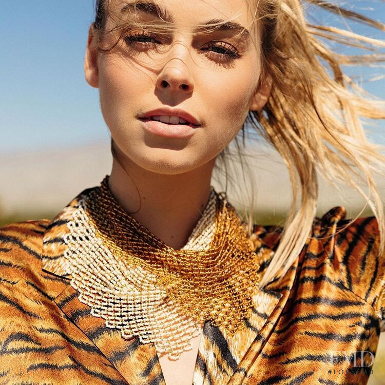 Elizabeth Turner featured in  the Soraya Hennessy lookbook for Summer 2019