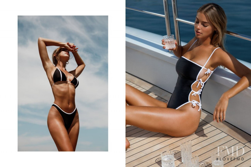 Elizabeth Turner featured in  the Gigi C Bikinis lookbook for Spring/Summer 2019