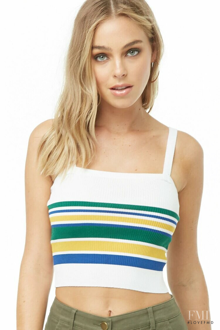 Elizabeth Turner featured in  the Forever 21 catalogue for Spring/Summer 2019