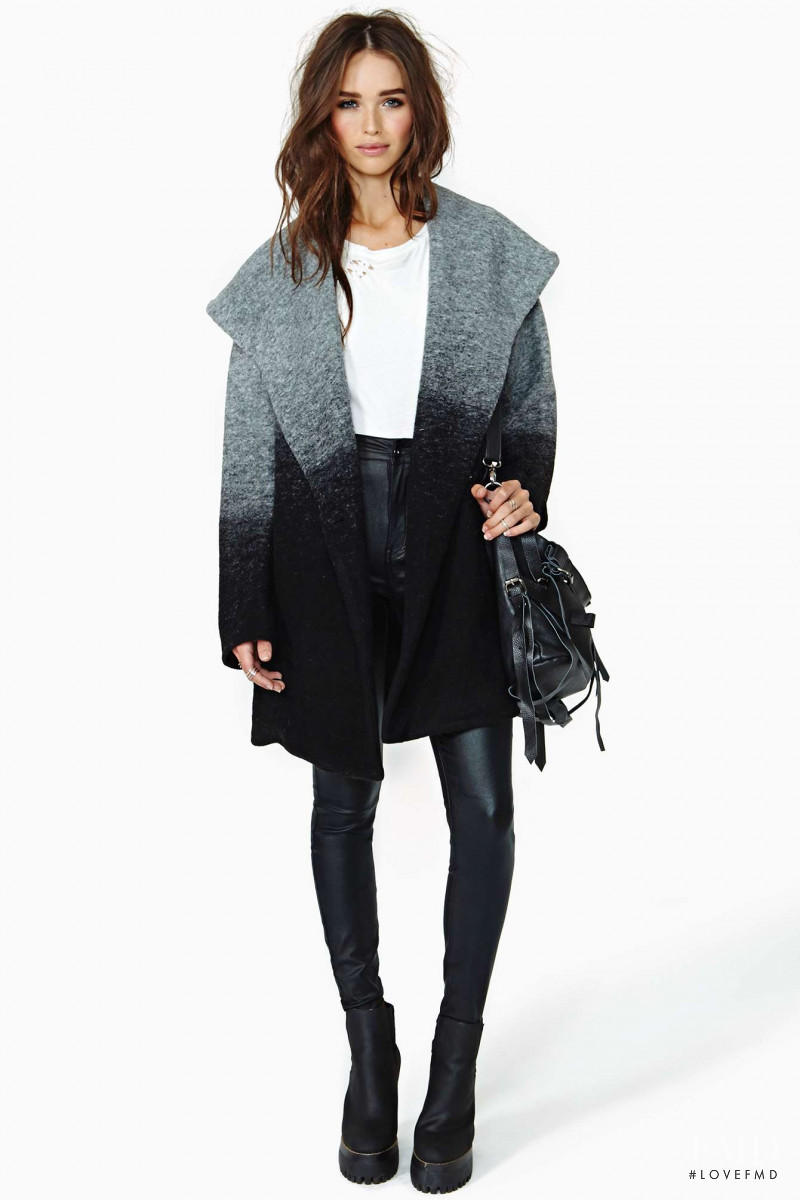 Carolina Sanchez featured in  the Nasty Gal catalogue for Winter 2013