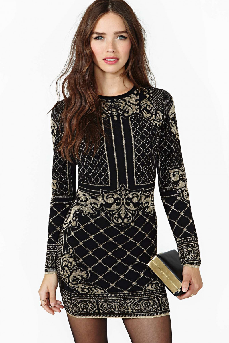 Carolina Sanchez featured in  the Nasty Gal catalogue for Winter 2013