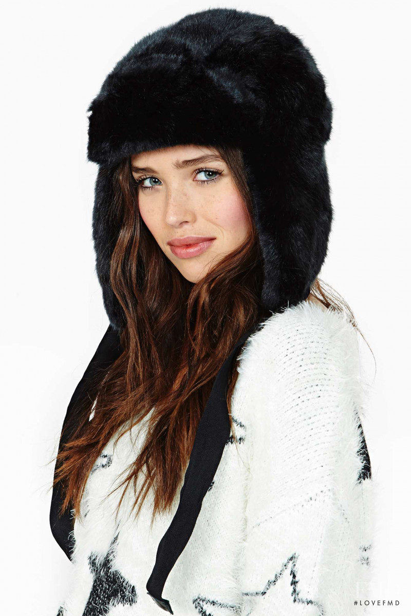 Carolina Sanchez featured in  the Nasty Gal catalogue for Winter 2013