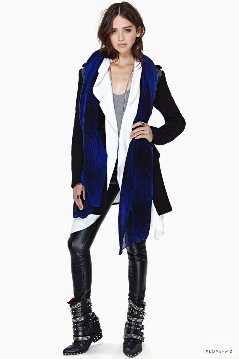 Carolina Sanchez featured in  the Nasty Gal catalogue for Winter 2013