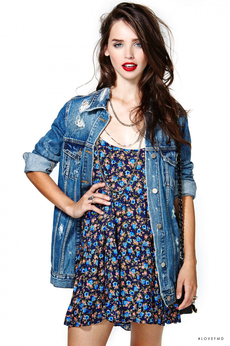 Carolina Sanchez featured in  the Nasty Gal catalogue for Spring/Summer 2014
