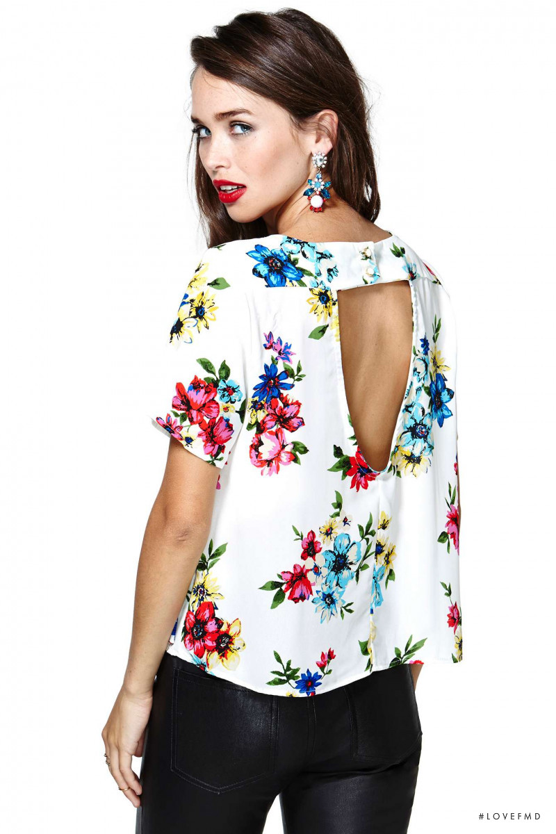 Carolina Sanchez featured in  the Nasty Gal catalogue for Spring/Summer 2014