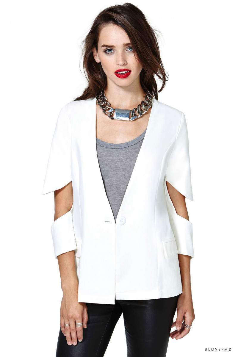 Carolina Sanchez featured in  the Nasty Gal catalogue for Spring/Summer 2014