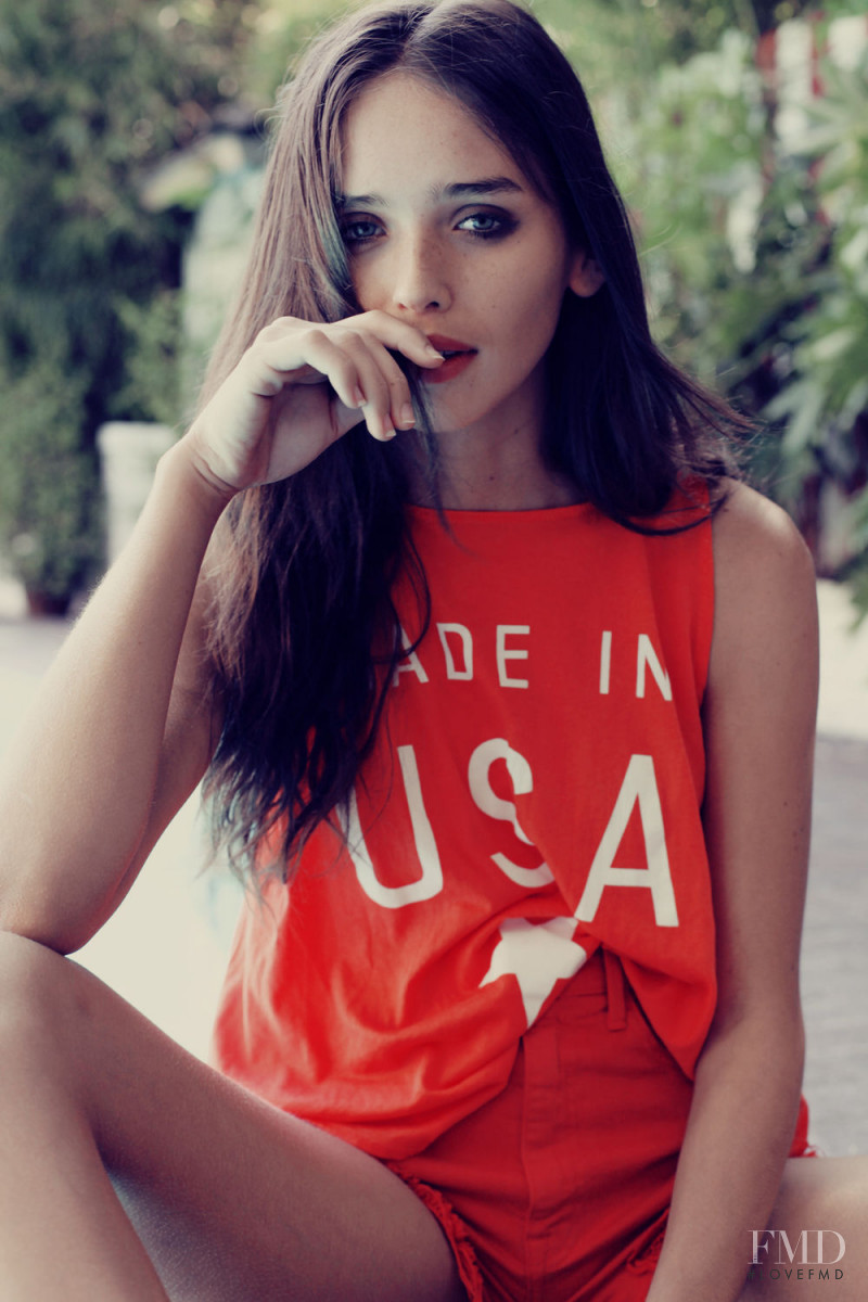 Carolina Sanchez featured in  the Wildfox lookbook for Pre-Fall 2014