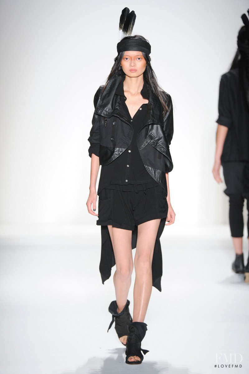 Wang Jing featured in  the Nicholas K fashion show for Spring/Summer 2014