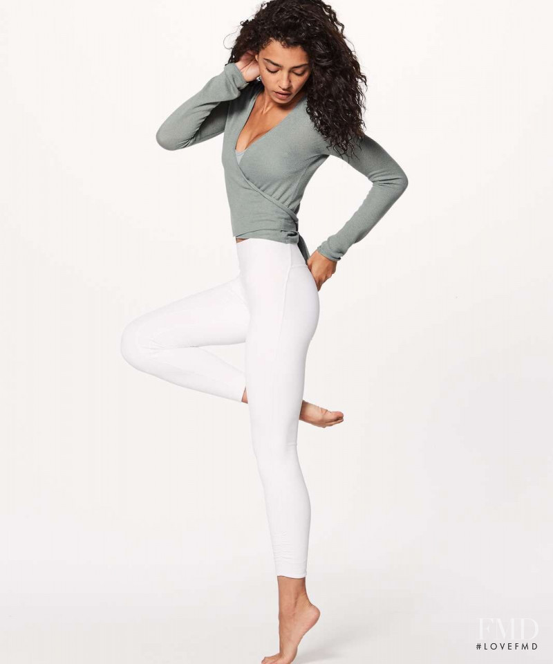 Raven Lyn featured in  the Lululemon catalogue for Autumn/Winter 2019